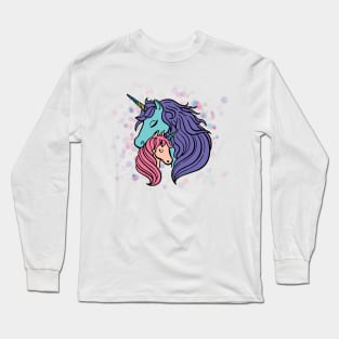 Unicorn Mother & Daughter Long Sleeve T-Shirt